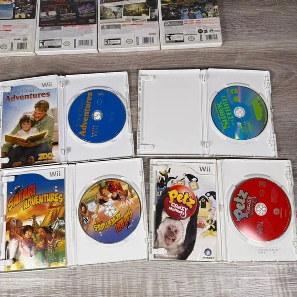 Nintendo Wii Lot‎ Bundle Of 13 Games Tested Family Racing Sports Plans Pets - Picture 8 of 9